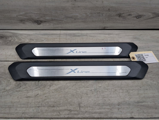 18-24 OEM BMW G01 G02 X3 X4 X Line Front Left Right Door Cover Trim Sills PAIR