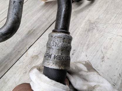 2007 - 2013 BMW X5 E70 Engine Oil Cooler Line Return Flow SET 7578660 N62B48B