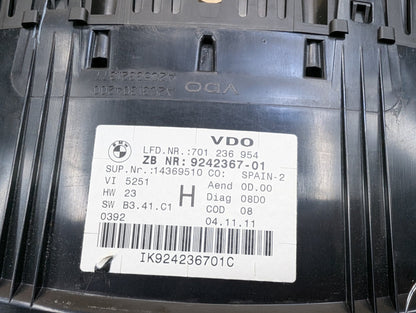 06-13 OEM BMW E90 E92 E93 Speedometer Instrument Gauge Cluster VDO