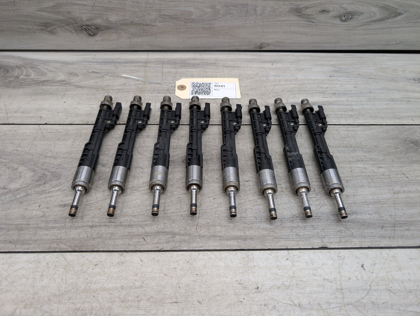 19-24 OEM BMW G12 G30 M550 750 Engine N63R High Pressure Fuel Injector Set