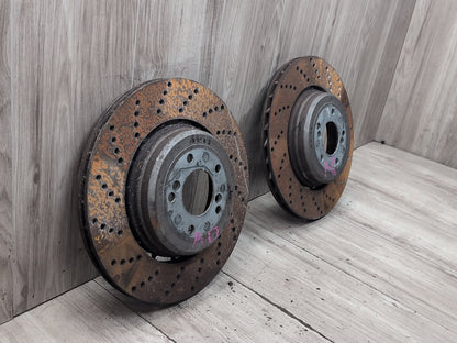 2004-2010 BMW M6 E64 Rear Left Right Brake Disc Rotors SET