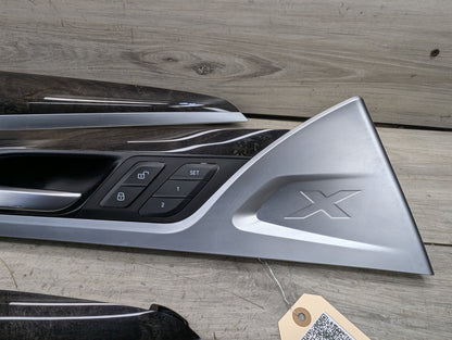 2018 - 2024 BMW X3 G01 Front Rear Left Right Exterior Door Trim Molding SET  B58B30O1