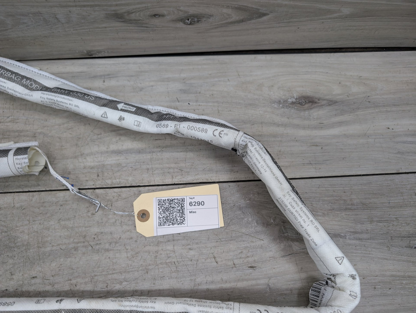 OEM BMW G30 530 540 M550 M5 Right Passenger Top Roof Head Air Bag Airbag Curtain