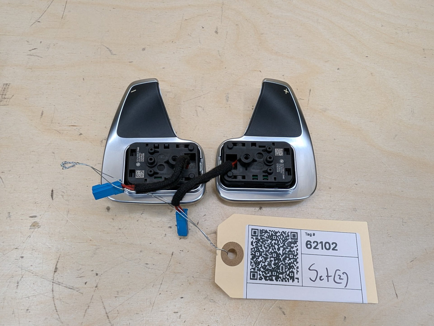 OEM BMW F15 F25 F30 F32 F33 F36 F48 X1 X3 X5 AT Paddle Shifter Plus Minus PAIR