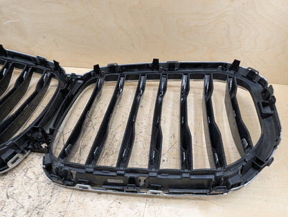 2019-2026 BMW X5 G05 Upper Bumper Cover Kidney Grilles SET 7454887 OEM