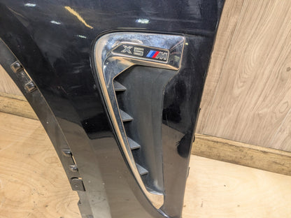 2015-2018 BMW X5 F85 Front Left Driver Fender Panel Black 416