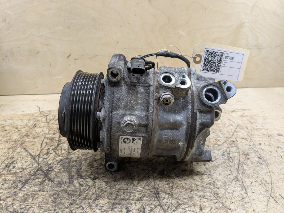 2016-2019 BMW G12 750i N63B44O2 Engine A/C Compressor Clutch Pump Pulley 9380568