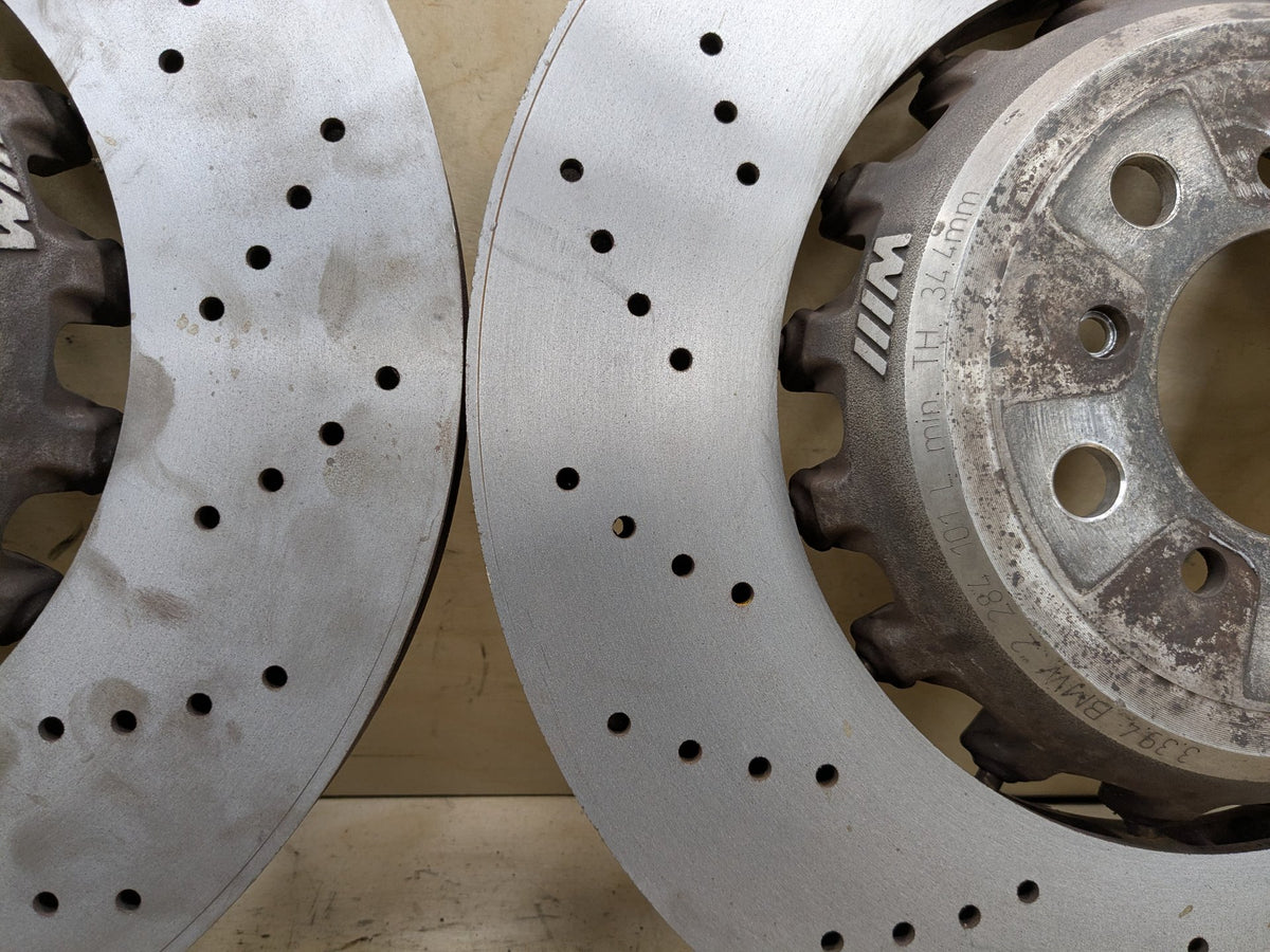 12-19 BMW F06 F10 F12 F13 M5 M6 Front Ventilated Brake Rotor Pair SET