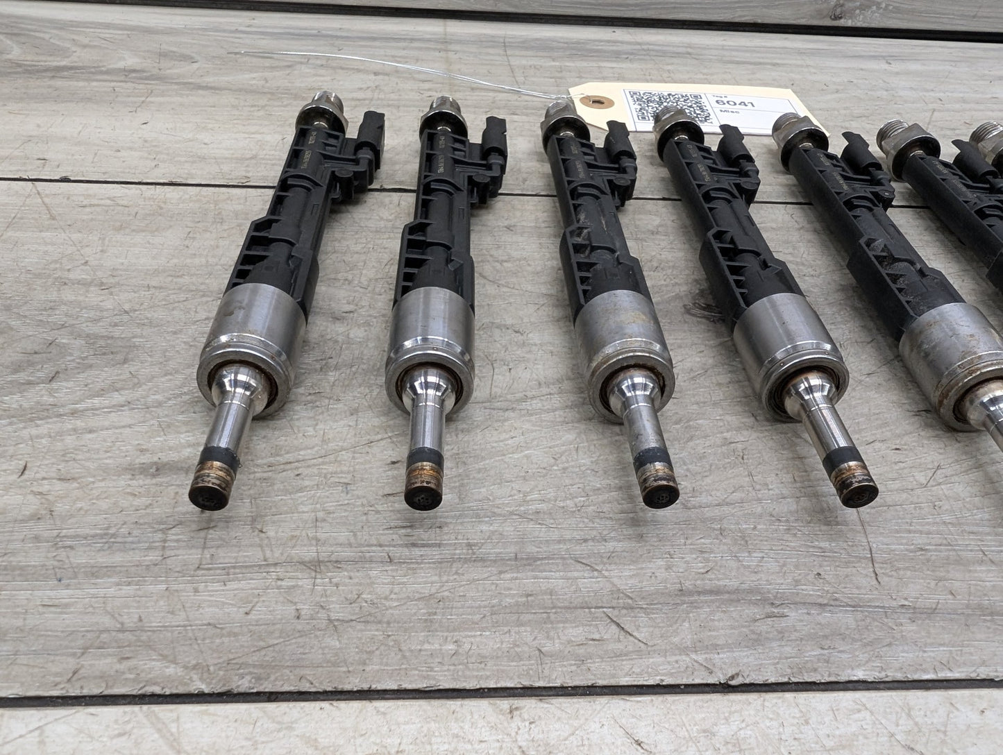 19-24 OEM BMW G12 G30 M550 750 Engine N63R High Pressure Fuel Injector Set