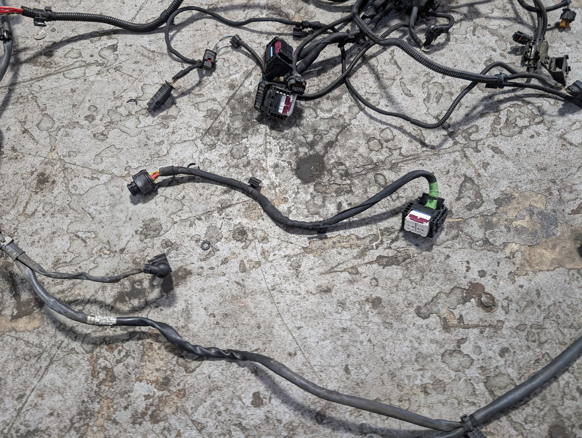 2016-2022 BMW G12 750Li N63B44O2 Engine Motor Transmission Wiring Wire Harness SET 8654414