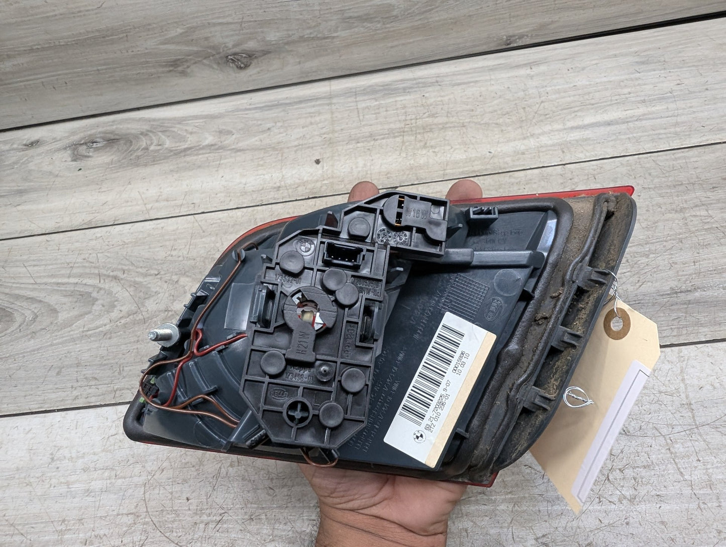 11-13 OEM BMW F10 528 535 550 M5 Left Driver Side Inner Trunk Tail Light