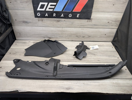 2016 BMW 750Li G12- Front Driver Under Hood Sealing Shield Panel SET PN: 7347399