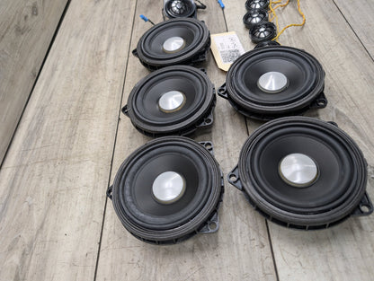 OEM BMW F30 F32 F82 M4 G12 Sound System Speaker Subwoofer HARMAN KARDON SET