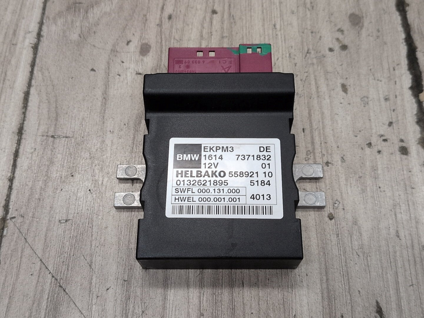 OEM BMW F02 F10 F22 F30 F36 N20 N55 Helbako Fuel Pump Relay Control Module EKPM3