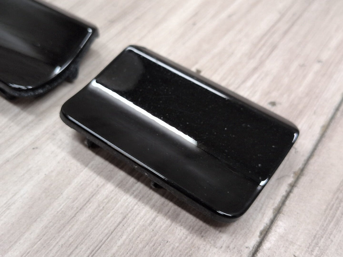 2015-2018 Audi Q3 8U Rear Left Right Bumper Tow Hook Insert Covers SET 8U0807442A OEM