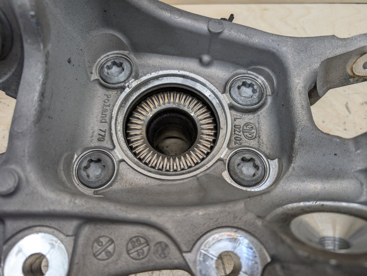 2019-2026 BMW M340i G20 Rear Left Driver Spindle Knuckle w/ Bearing 6898481 OEM