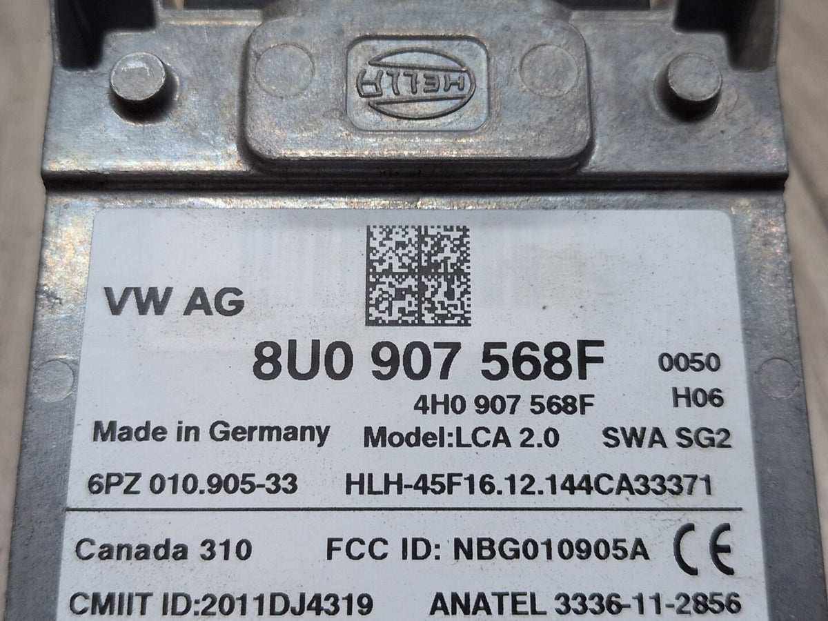 2015-2018 Audi Q3 8U Rear Left Driver Blind Spot Lane Sensor Radar Module 8U0907568F OEM