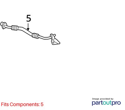 OEM BMW F80 F82 F83 F87 M3 M4 Transmission Oil Cooler Inlet Outlet Hose Line S55