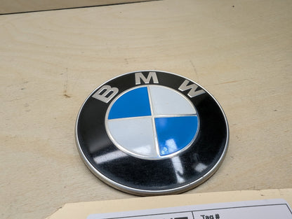 OEM BMW E90 F02 F22 F30 F32 F36 F80 F87 M3 M4 Rear Trunk Lid Round Emblem 74mm