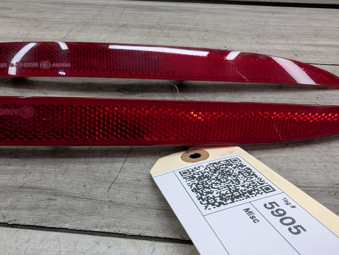2016-2022 BMW 750Li G12 Rear Left Right Bumper Reflectors SET 7342950