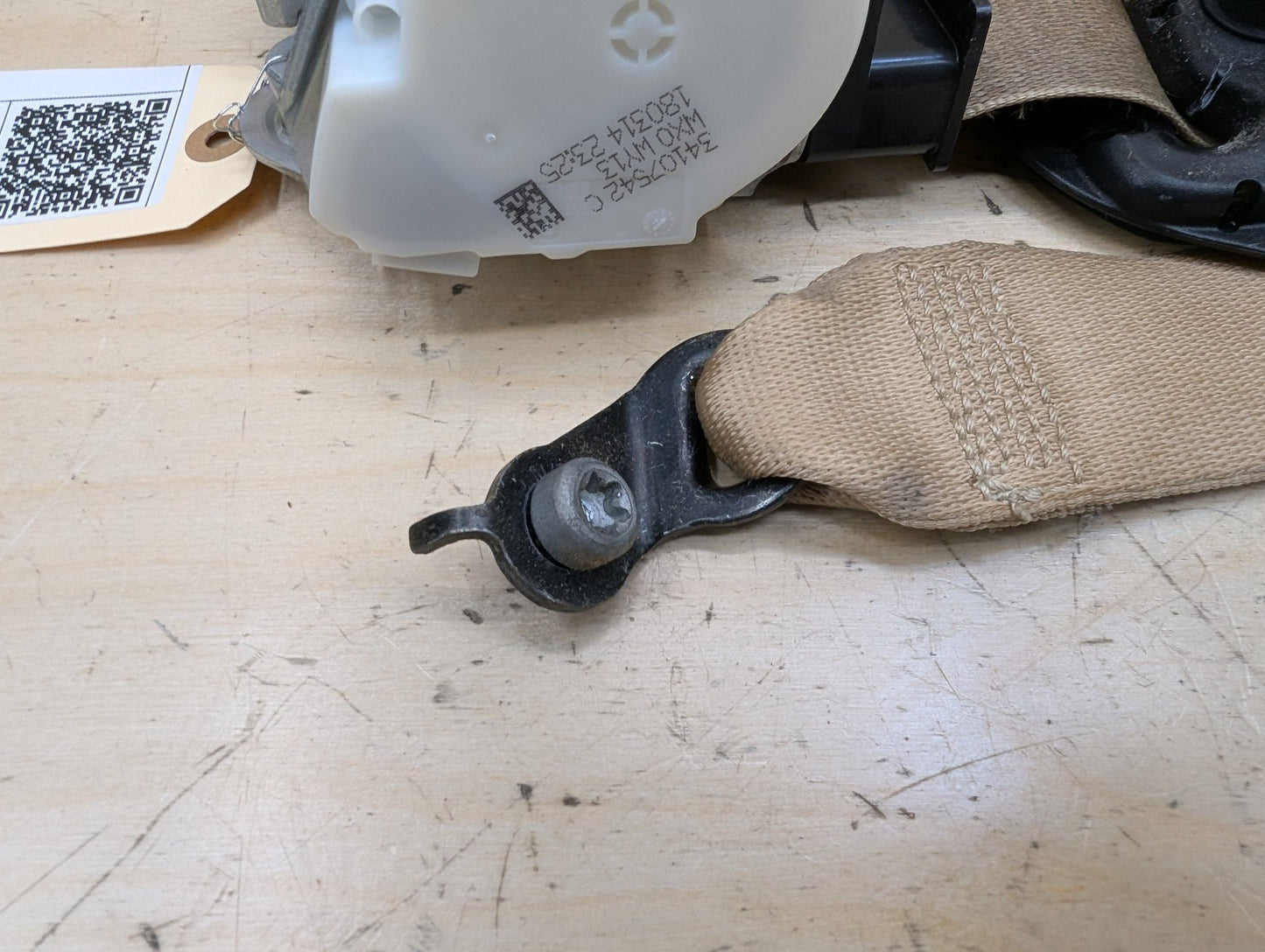 2012-2018 BMW 328i F30 Front Left Driver Seatbelt Seat Belt Retractor 7309343