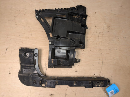 2018 - 2020 BMW X3 G01 Rear Left Driver Bumper Support Brackets SET 7400667 B58B30M0