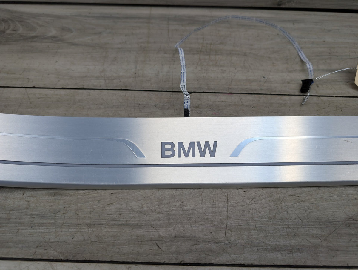 2016-2022 BMW 750Li G12 Rear Right Passenger Scuff Plate Door Sill 7369888 OEM