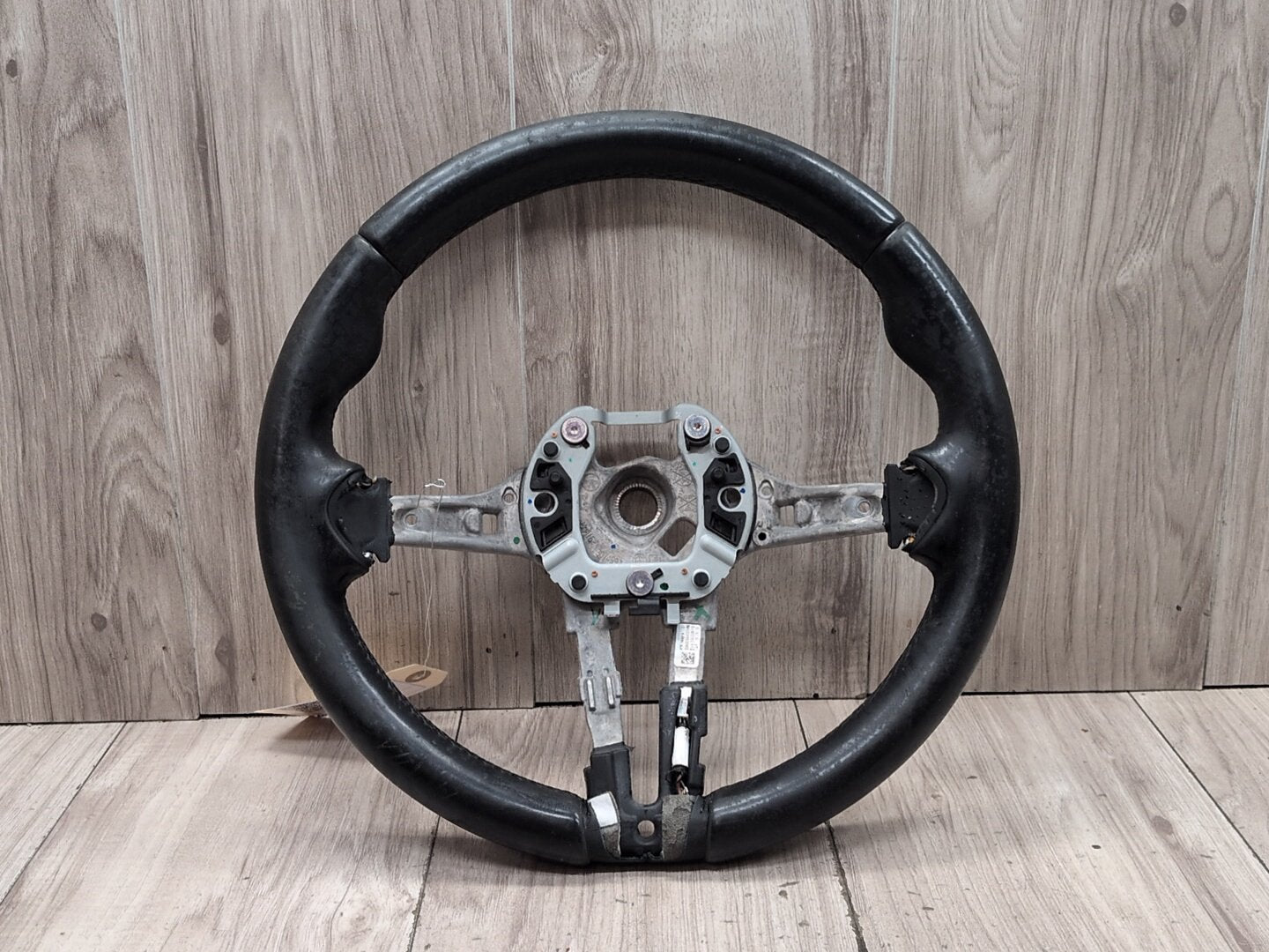 OEM BMW F10 F12 F13 F06 M SPORT Steering Wheel Black Leather MANUAL