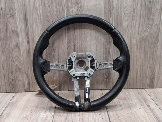 OEM BMW F10 F12 F13 F06 M SPORT Steering Wheel Black Leather MANUAL