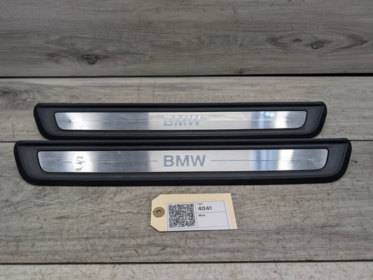 2019 - 2026 BMW 330i G20 Front Left Right Scuff Plate Door Sill SET 7407377 B46B20O1