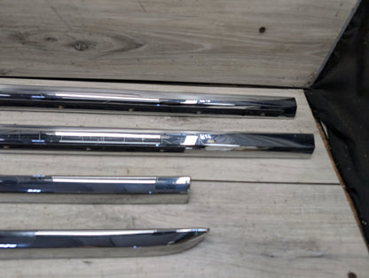 2016-2022 BMW 750Li G12 Front Rear Left Right Exterior Door Trim Molding SET 7397869