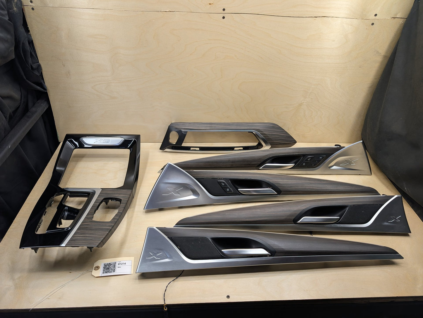 2018-2024 BMW X3 G01 - Front Rear Left Right Interior Wood Trim SET PN: 7410289