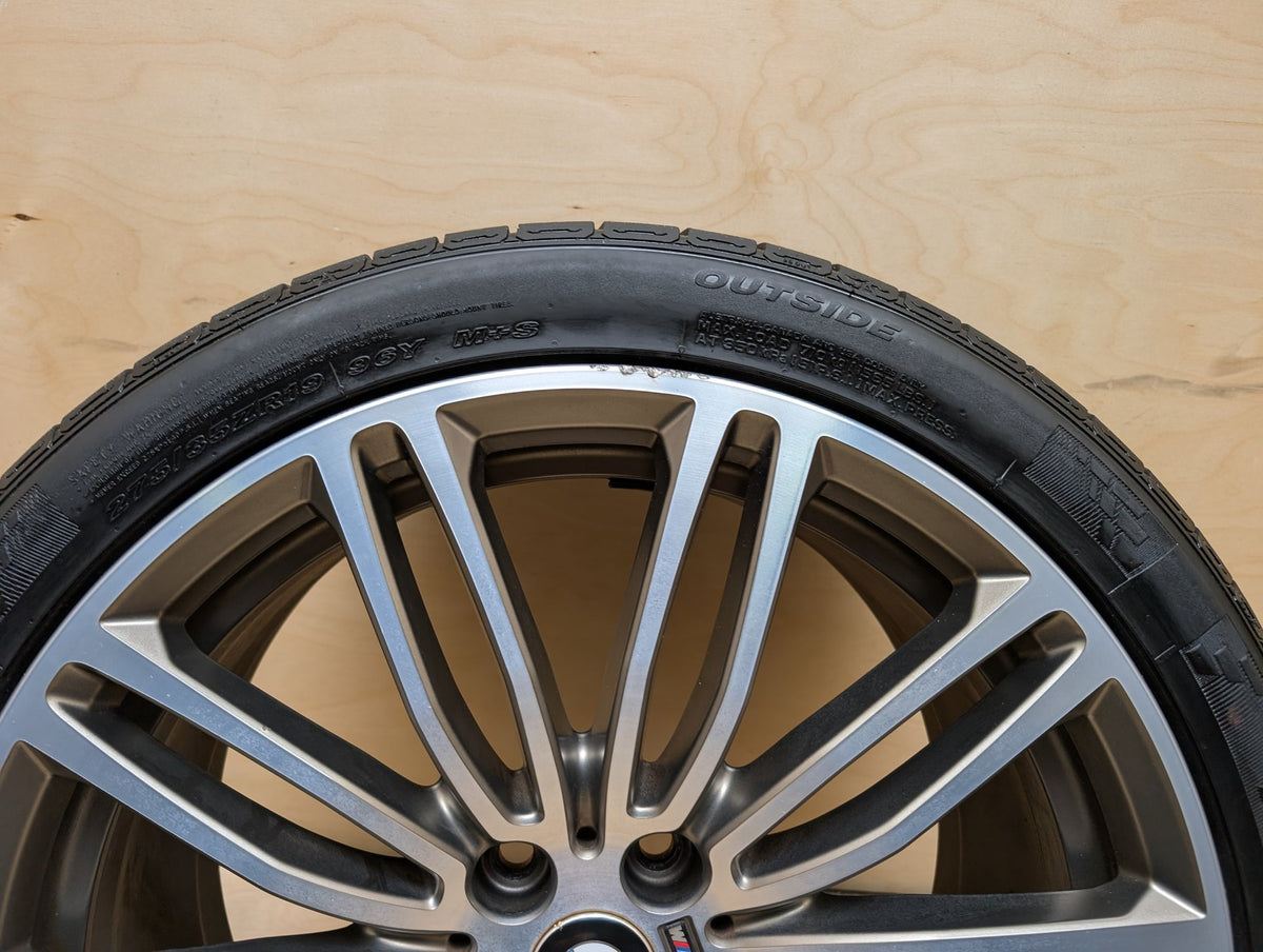 OEM BMW BMW G30 530 540 M550 Rear Wheel Rim Style 664M Silver R19x9" ET44
