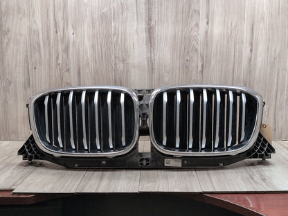 18-21 OEM BMW G01 G02 X3 X4 Front Upper Kidney Grille Air Flap Intake Shutter