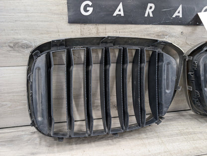 OEM BMW G01 G02 X3 X4 M40 Front Left Driver Upper Bumper Kidney Grill Chrome