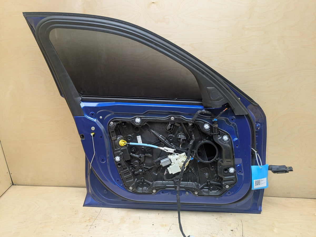 19-26 OEM BMW G20 G80 330 M340 M3 FRONT Left Driver Door Shell Panel Blue C31