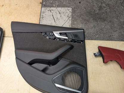 2018-2023 Audi S4 B9 Complete Interior Red