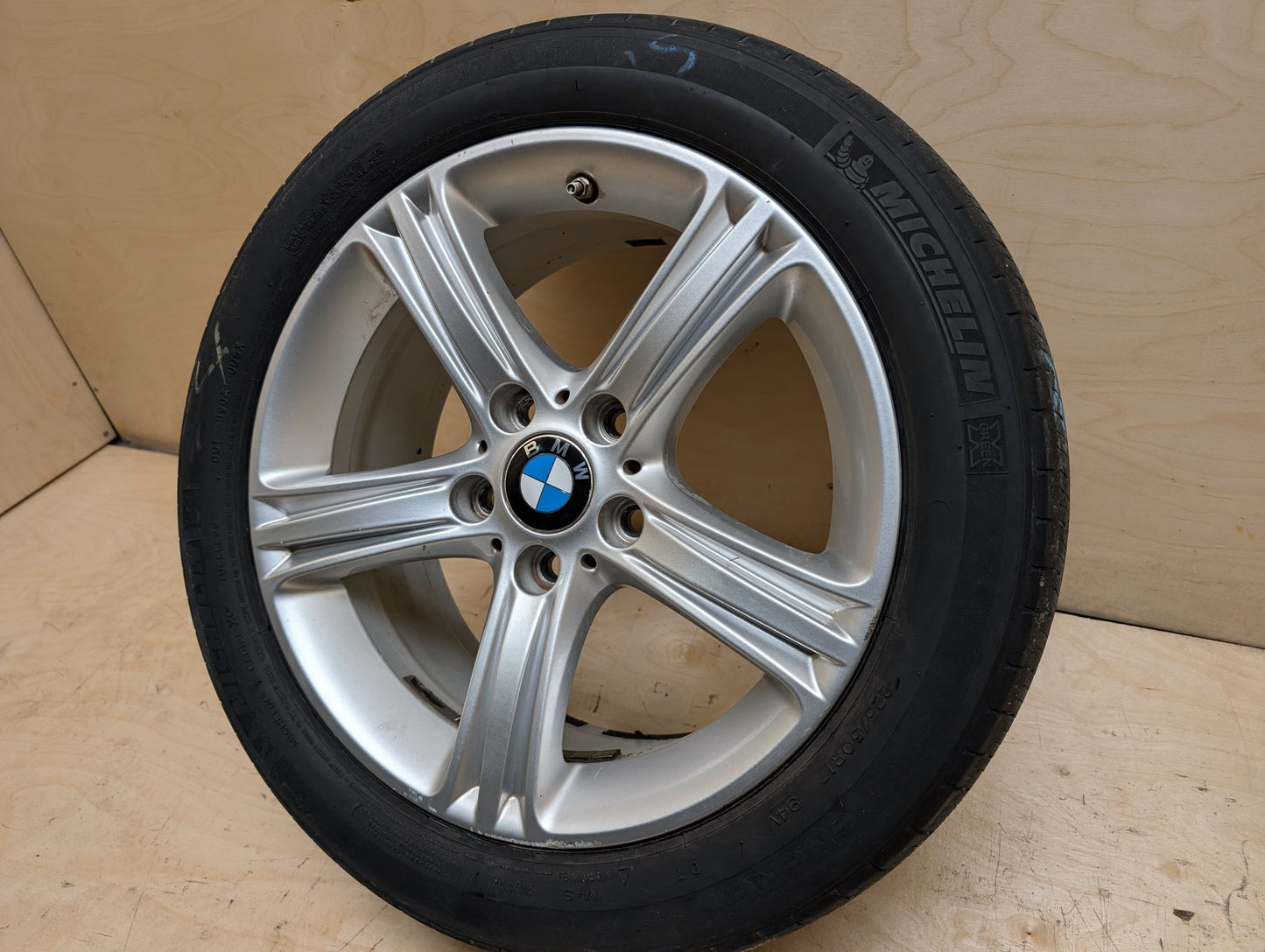 OEM BMW F30 F32 F33 F36 328 335 428 Wheel Rim 17x7.5 ET:37 Star Spoke Style 393