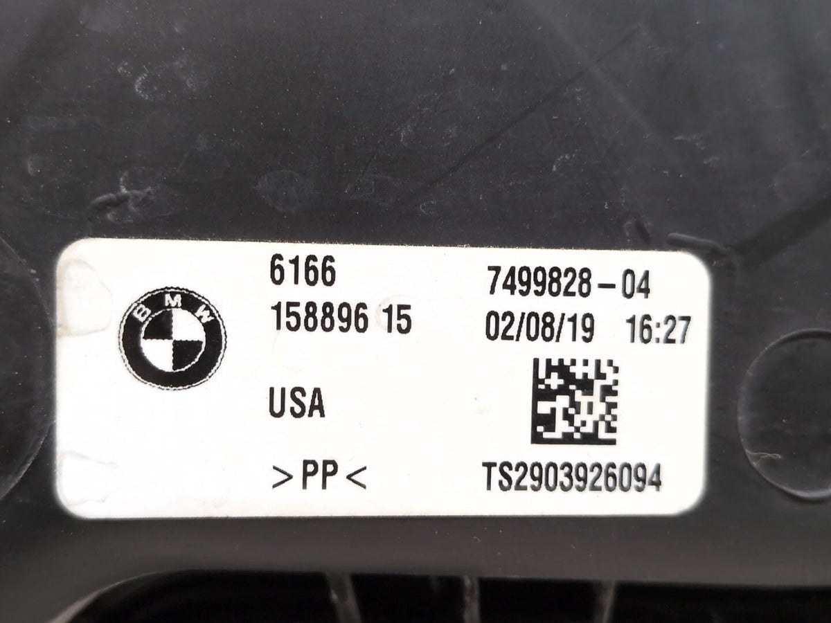2019-2026 BMW X5 G05 Windshield Reservoir Tank Assembly 7499828 OEM