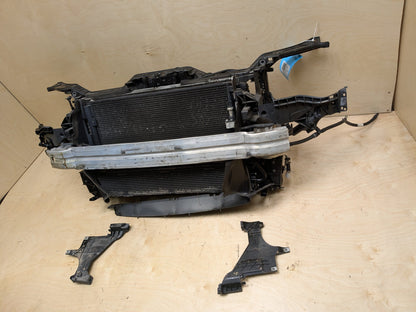 13-16 Audi RS5 Front Clip Frame Radiator Support & Cooling Fan Assembly