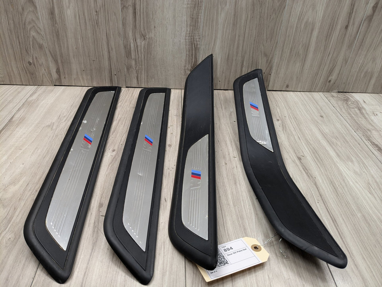 OEM BMW F01 M SPORT Front Rear Left Right Door Sill Cover Trim SET