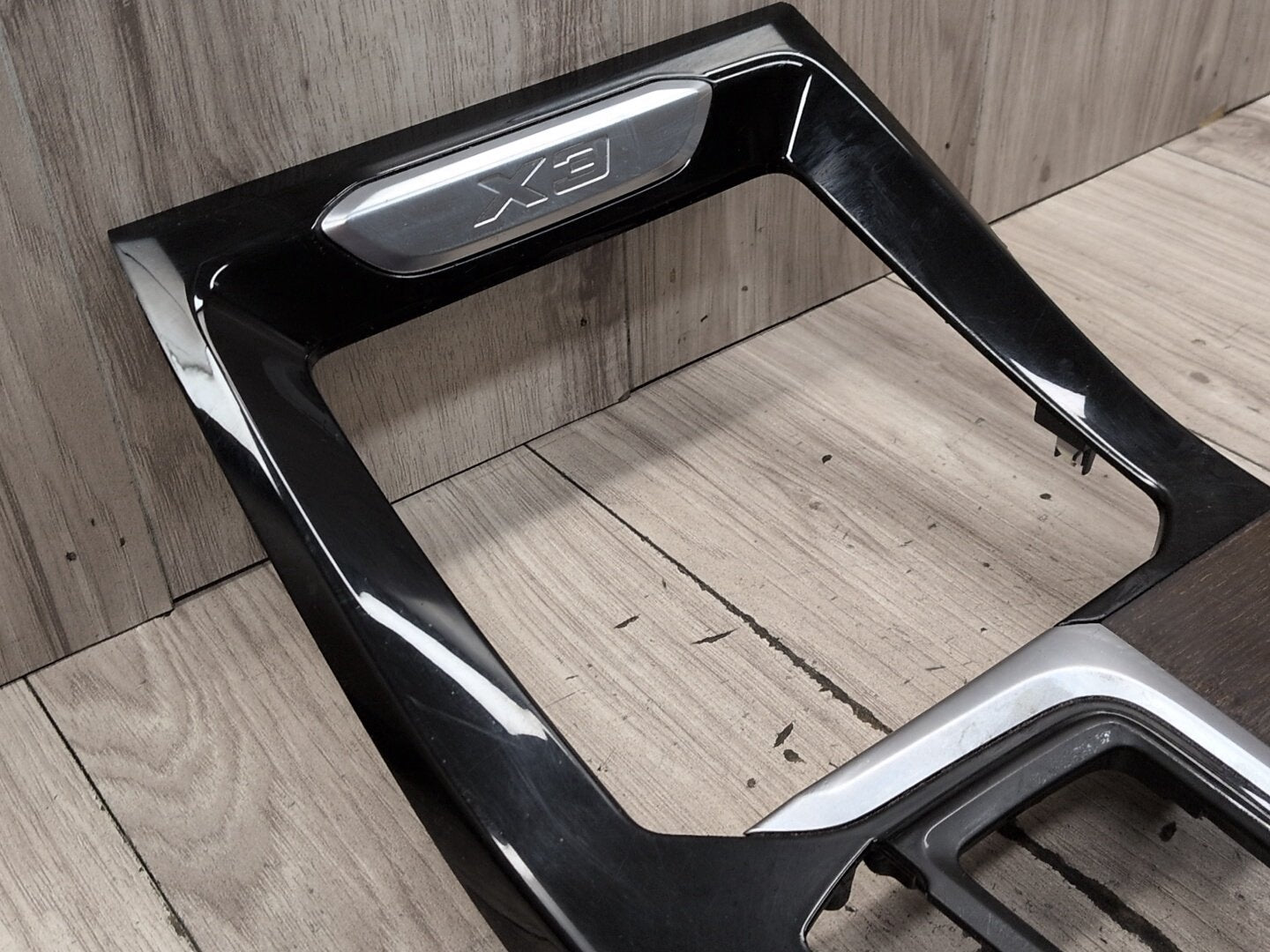 18-21 OEM BMW G01 G02 X3 X4 Center Console Interior Trim Oak Dark High Gloss