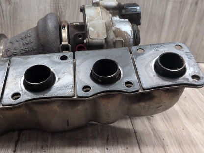 OEM BMW F06 F10 F15 F22 F25 F30 F32 F33 F36 X5 Turbo Charger w/ Manifold N55 EWG