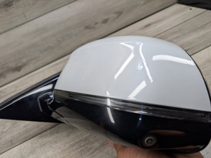 19-23 OEM BMW G05 G07 X5 X7 Left Driver Side Mirror Blind Spot Camera White A96