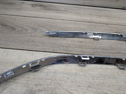 2016-2019 OEM BMW 750Li G12 Front Bumper Cover Lower Left Right Molding Trim SET