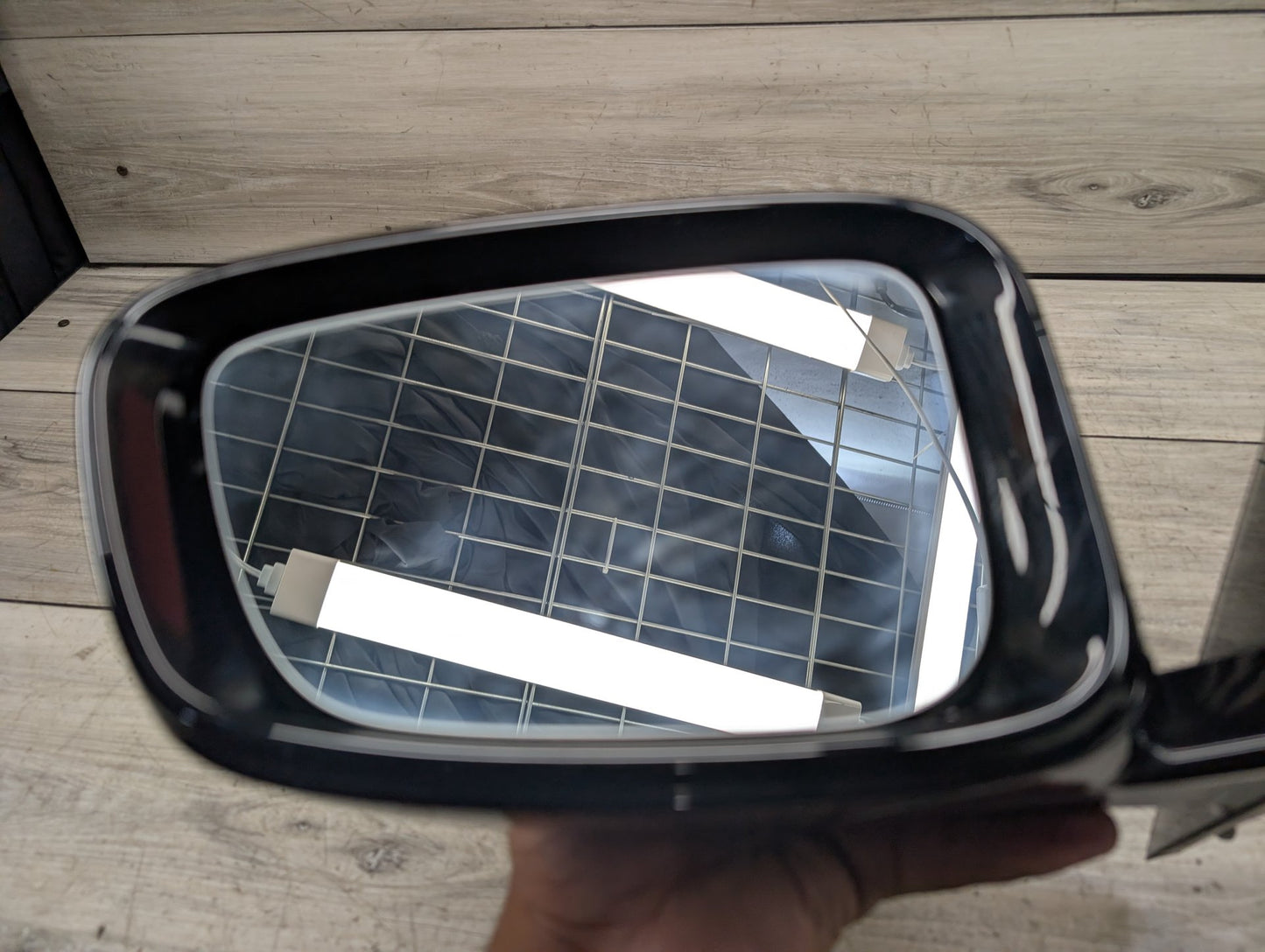 OEM BMW G30 530 540 M550 Left Driver Side Mirror Blind Spot SHADOW GLOSS