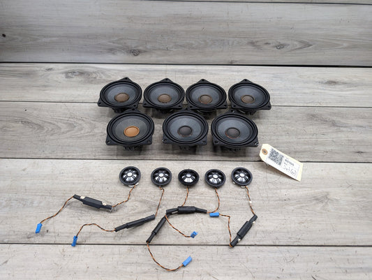 10-17 OEM BMW F01 F02 F03 F07 GT Audio HIFI HI-Fi Sound Speakers SET