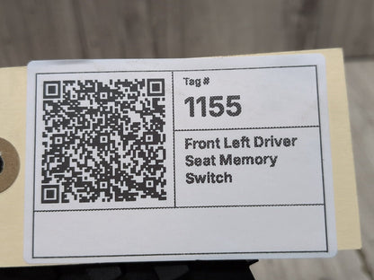 OEM BMW E82 E84 E88 E89 E90 E92 F25 Front Left Driver Seat Adjust Memory Switch