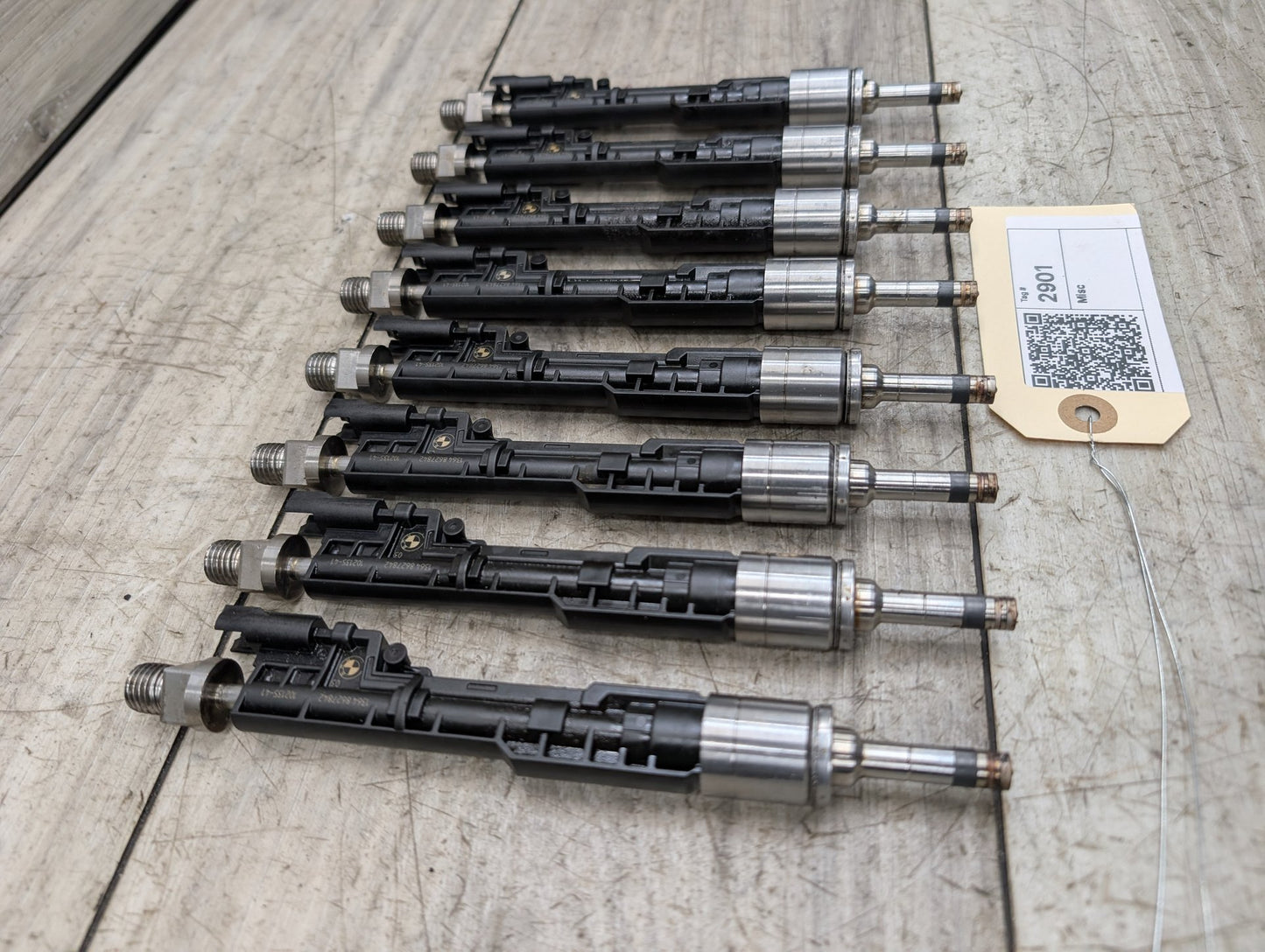 2014 - 2018 BMW X5 F15 Engine Motor Fuel Injector SET 8627842 N63B44O1