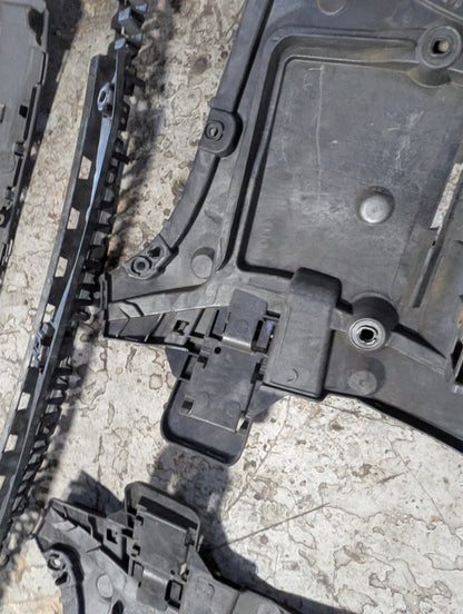 2017-2023 BMW 530i G30 Rear Left Right Center Bumper Support Brackets SET 7387296